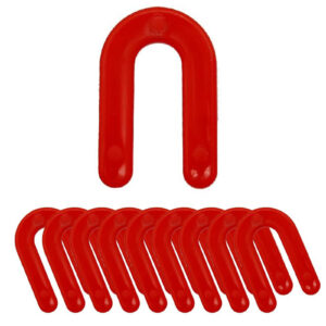 1/8″ Plastic Shims U Shaped, Tile Spacers, Red, (100 Pack)