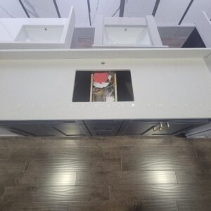 72 inch Vanity with Undermount Sink and Backsplashes