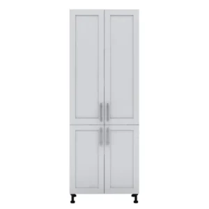 White Shaker 30×96” Pantry Kitchen Cabinet