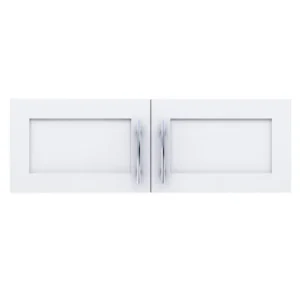White Shaker 36x12x24″ Upper Kitchen Cabinet