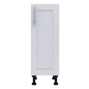 White Shaker 9” Base Kitchen Cabinet