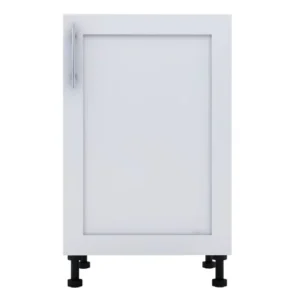 White Shaker 21” Base Kitchen Cabinet