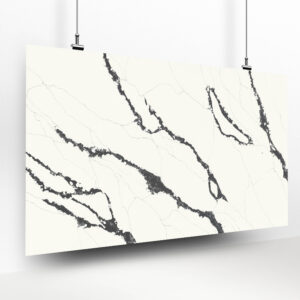 Quartz Black Ice 2cm Jumbo Slab (126×63)