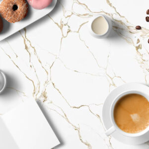 60x26 Quartz Crusty Flow Polished Countertop (Ready to Install)