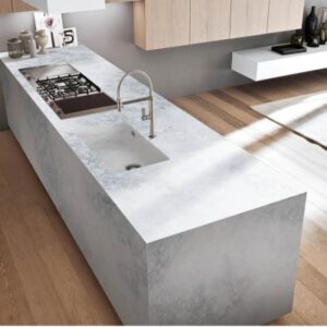 60x26 Quartz Horizon Clouds Polished Countertop (Ready to Install)