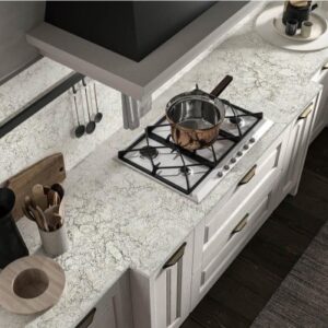 125x26 Moonlit Sand Quartz Countertop (Ready to Install)