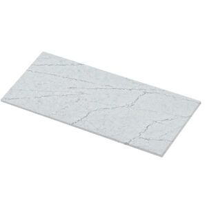 60x26 Quartz Silver Frost Polished Countertop (Ready to Install)