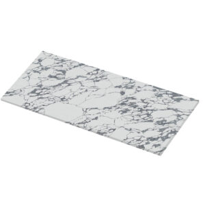 60x26 Quartz Snow Terrain Polished Countertop (Ready to Install)