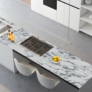 125x26 Snow Terrain Quartz Countertop (Ready to Install)