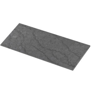 60x26 Quartz Thunder Cloud Polished Countertop (Ready to Install)