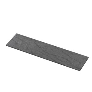 125x26 Thunder Cloud Quartz Countertop (Ready to Install)