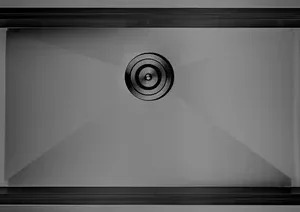 WSB3218-Black Single Bowl Workstation Sink