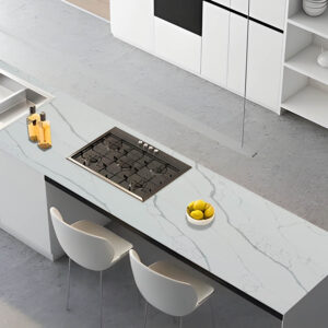 125x26 Calacatta Grey Quartz Countertop (Ready to Install)