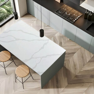 60x34 Calacatta Gold NEW Quartz Island Countertop (Ready to Install)