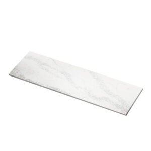 125x34 Mont Blanc Quartz Polished Island Countertop (Ready to Install)