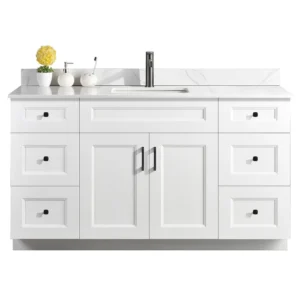 Artisan 60″ Single Sink Free Standing Bathroom Solid Pinewood Vanity