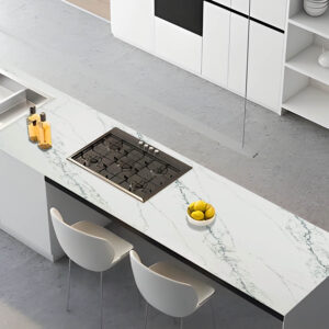 125x26 White Alps Quartz Countertop (Ready to Install)